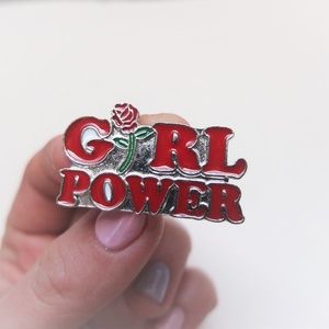 Girl Power Enamel Pin